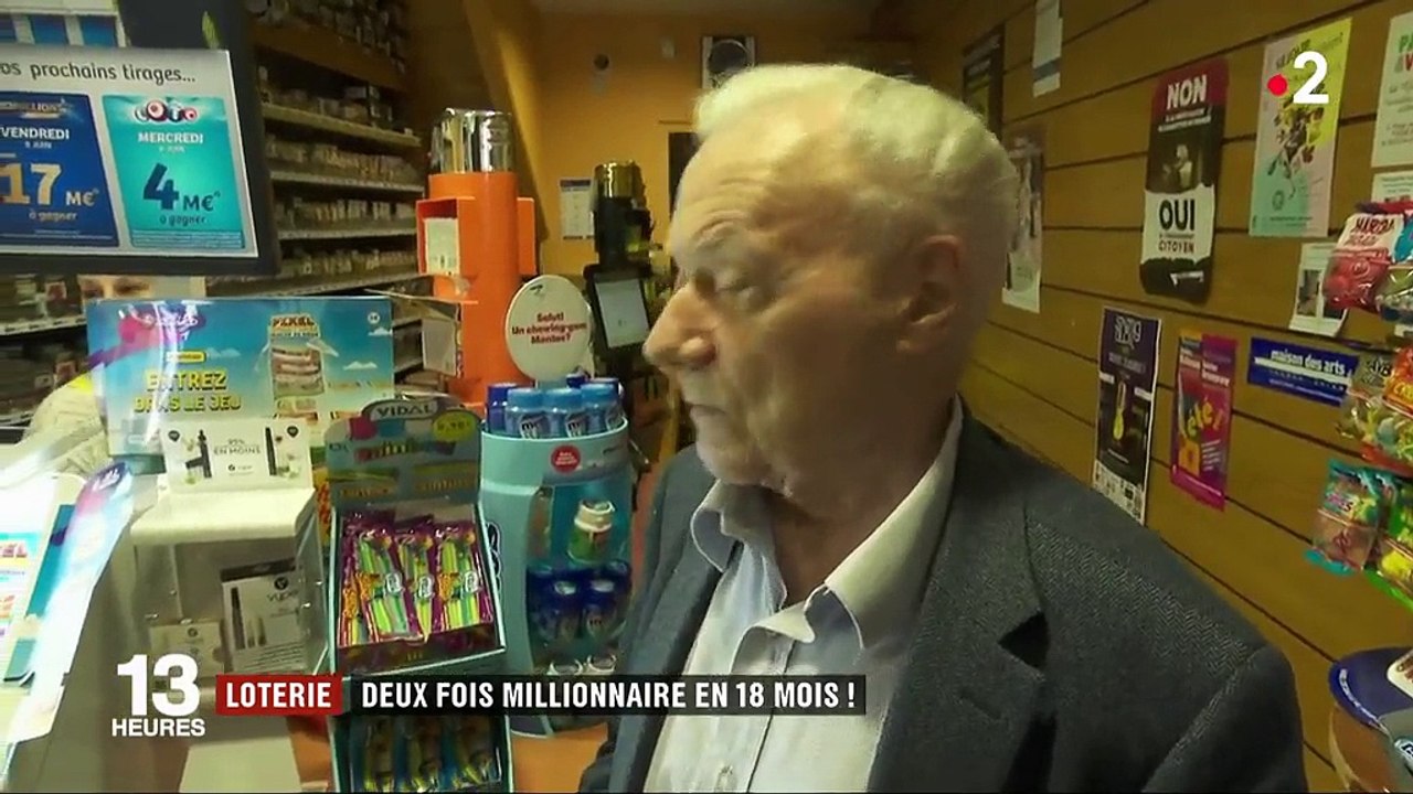 Loterie : un homme deux fois millionnaire en 18 mois !