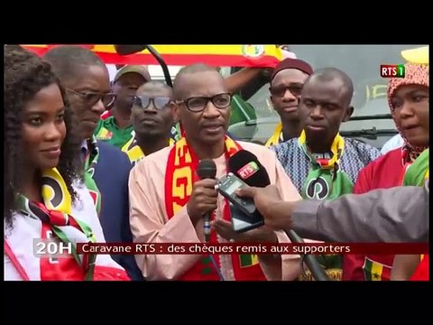 Caravane RTS : des chèques remis aux supporters