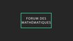 Forum des mathématiques PV 25 Mai 2018