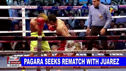 Pagara seeks rematch with Juarez