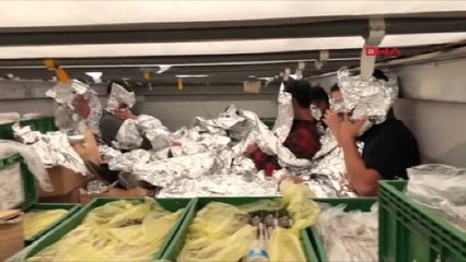 İstanbul- Göçmenleri Saklamak İçin Alüminyum Folyaya Sardılar