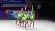 UZBEKISTAN 3 balls 2 ropes - 2018 Thiais EF