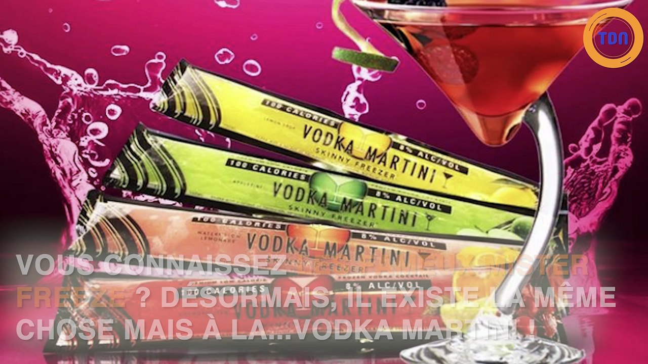 Voici des bâtonnets glacés juste pour nos apéros