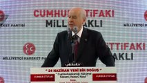 Bahçeli: ”24 Haziran seçimleri büyük milletimizi lider ülke Türkiye ülküsüne götürecek yolun başlangıcı olacaktır” - SİVAS