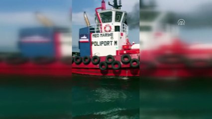 Yalova açıklarında yanan yat battı