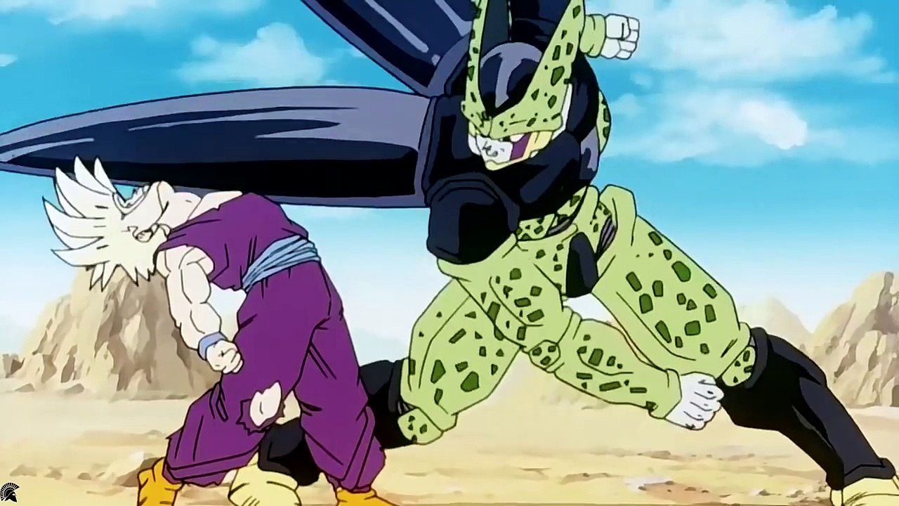 Dragon Ball Z - Cell n’arrive plus à toucher Sangohan