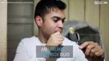 Man and bird: an unlikely beatbox duo