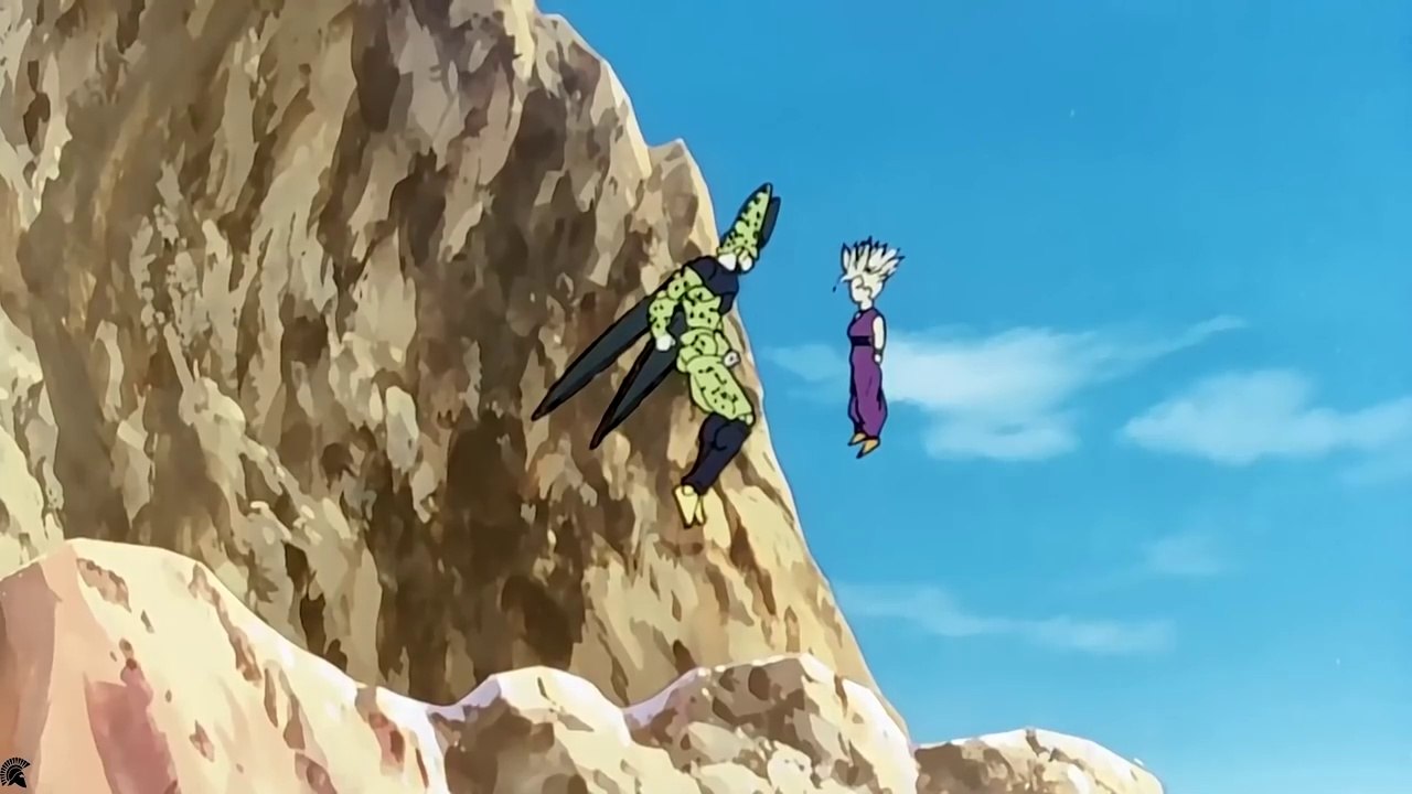 Dragon Ball Z - Cell n’arrive plus à toucher Sangohan