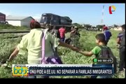 ONU pide a EEUU no separar a niños inmigrantes de sus padres