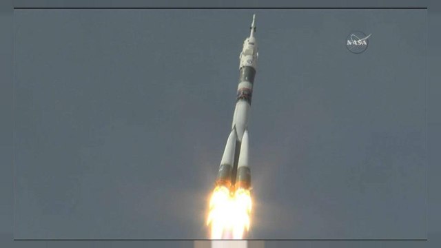 Soyuz spacecraft launches with next ISS commander onboard