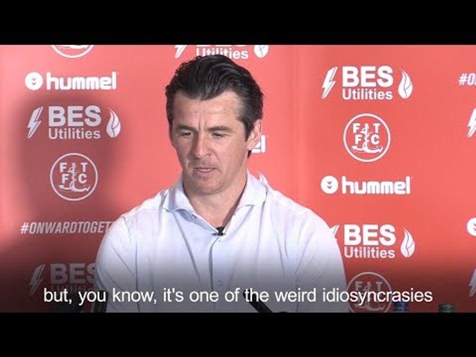 Joey Barton - 'Fleetwood Have Taken A Gamble On Me'