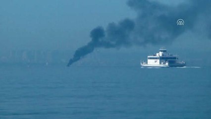 Yalova Açıklarında Yanan Yat Battı