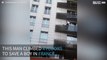 Illegal hero: Immigrant in France scales 4 floors to save child