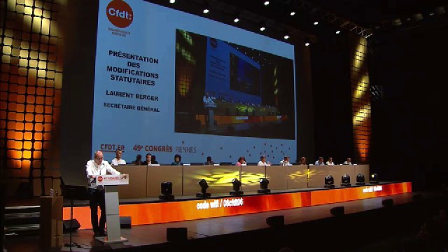 49è Congrès CFDT - Mercredi 6 juin : 17h30/19h15