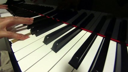 Playing the piano