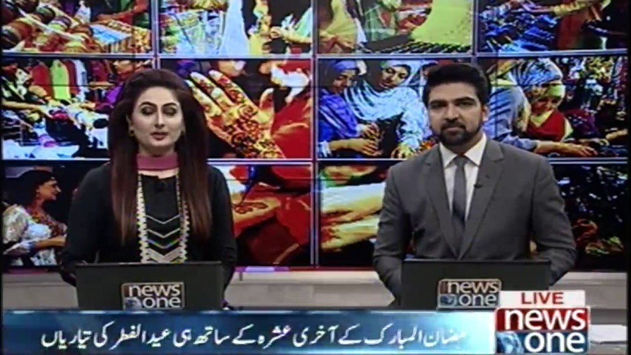 The large number of citizens Turning  in the markets ,After the Iftar