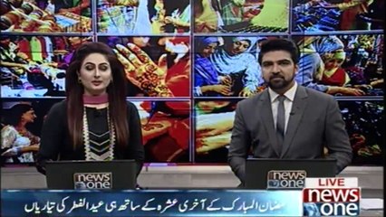 The large number of citizens Turning  in the markets ,After the Iftar