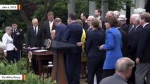 Trump Signs VA Mission Act, Expanding Veterans' Access To Private Health Sector