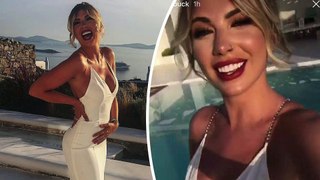 Olivia Buckland's hen do: Love Island star gives fans a glimpse of her wedding style as she slips into breath-taking bridal gown in Mykonos