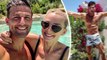 Shredded for the wedding! Shirtless Tim Robards shows off his insane abs in tiny boardshorts as he prepares to tie the knot with Anna Heinrich in Italy