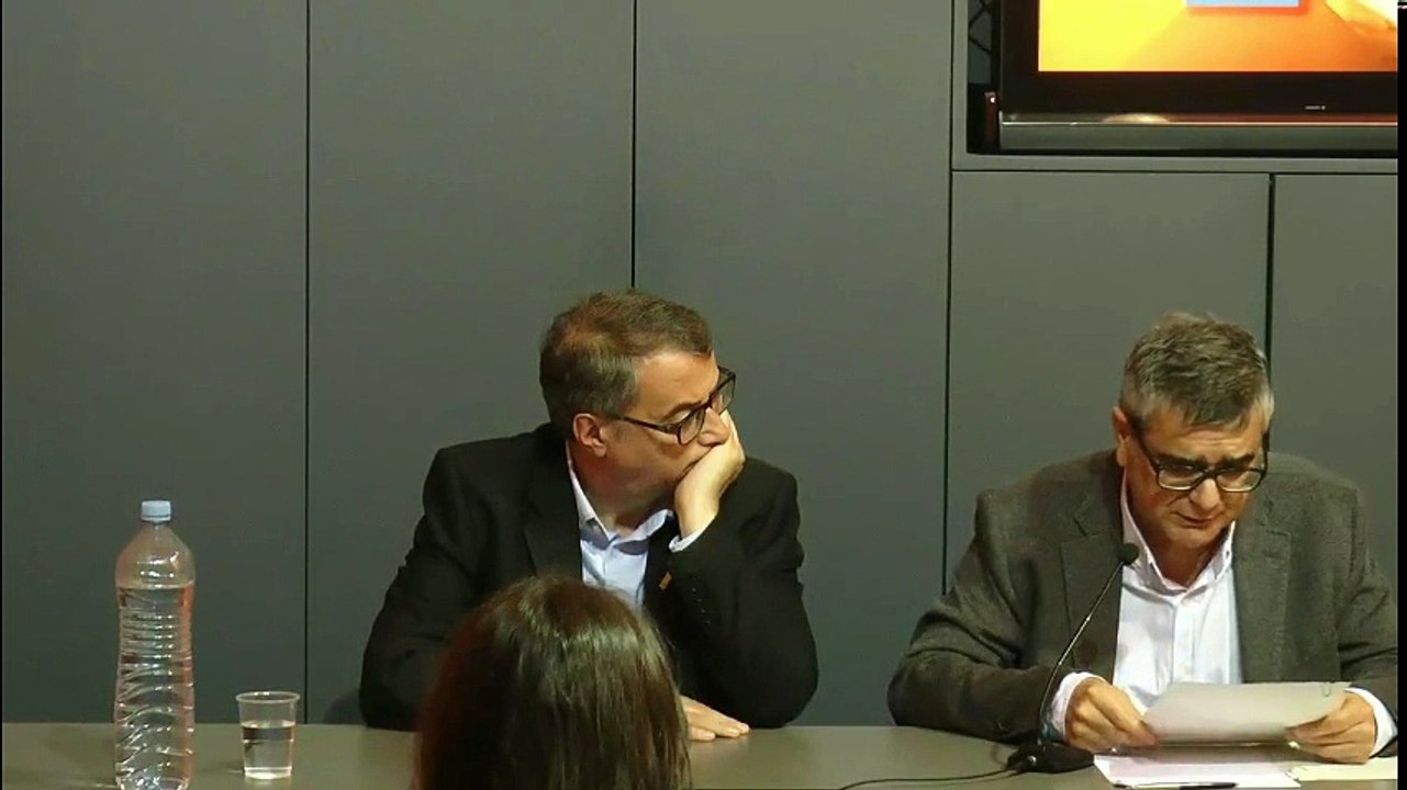 Francesc Bayarri i Vicent Partal presenten 'Matar Joan Fuster (i altres històries)' a l'Espai VilaWeb