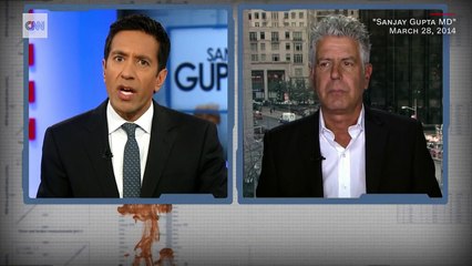 How Bourdain avoided food poisoning