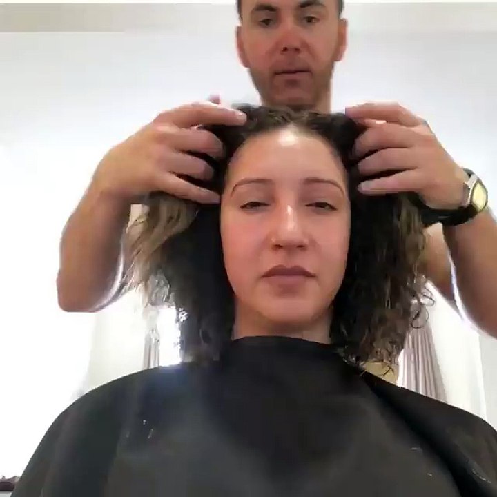 Curly kinky hair blonding  ! Shlomi Mor