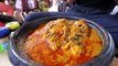 First Time Trying GHANAIAN FOOD!! Amazing Palm Nut Soup in Accra, Ghana, West Africa!