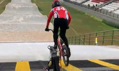 Atlet BMX Elga Kharisma Optimis Turun di Asian Games