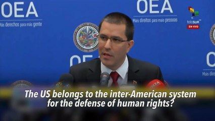 OAS MUST RESPECT PUBLIC INTERNATIONAL LAW