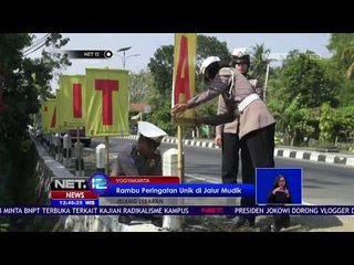 Rambu Peringatan Unik Di Jalur Mudik  -NET12