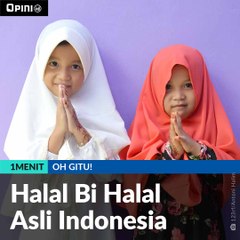 Télécharger la video: #1MENIT | Halal Bi Halal Asli Indonesia