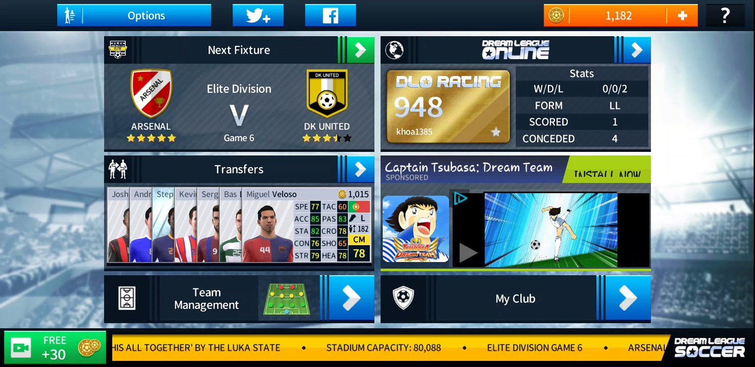 Dream League 2018 IOS Android - Season 2 - Game 9