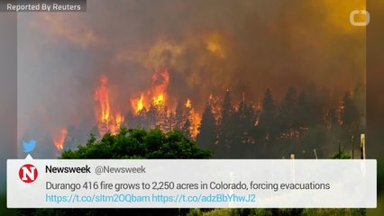 Homes Evacuated Near Colorado Wildfire