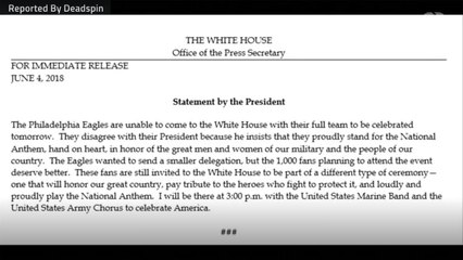 Fox News Falsely Accuses Eagles Players Of Kneeling During Anthem