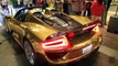 Golden Luxury and Chrome Cars Spotted on Dubai Roads United Arab Emirates.
