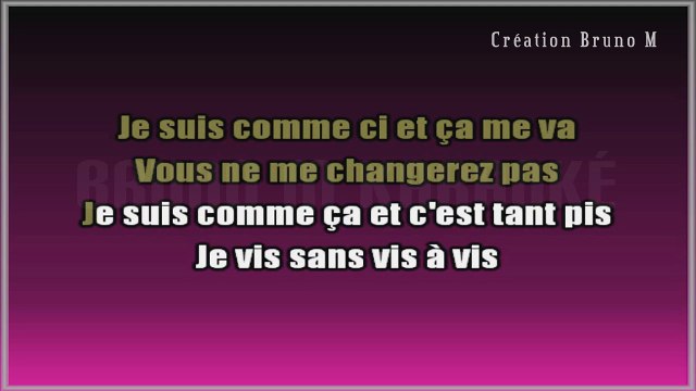 Zaz - Comme ci comme ça KARAOKE / INSTRUMENTAL