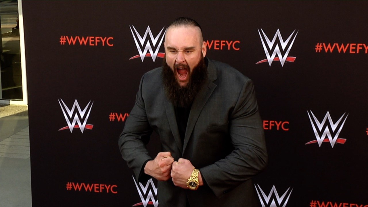 Braun Strowman WWE's First-Ever Emmy FYC Event Red Carpet