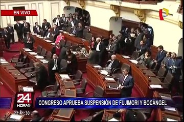 Congreso aprobó suspender a Kenji Fujimori de sus funciones como parlamentario