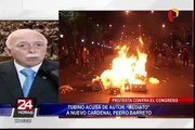 Reacciones de congresistas tras violentas protestas contra el Congreso