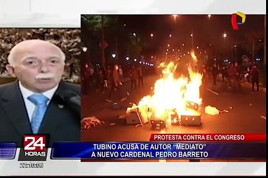 Reacciones de congresistas tras violentas protestas contra el Congreso