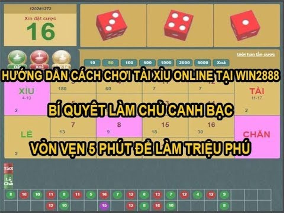 Hướng Dẫn Cách Chơi Tài Xỉu Online Tại Win2888 - Chơi Trực Tiếp Với Người Đẹp