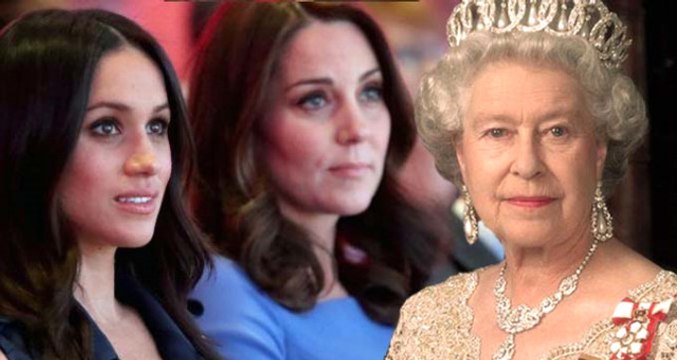 Kraliçe Elizabeth, Kate Middleton'ın Binmesine İzin Vermediği Trenine Meghan Markle'ı Alıyor