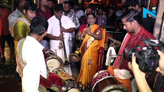 Rajinikanth's fans celebrates his film Kaala's release