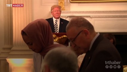 ABD Başkanı Trump Beyaz Saray'da ilk kez iftar yemeği verdi