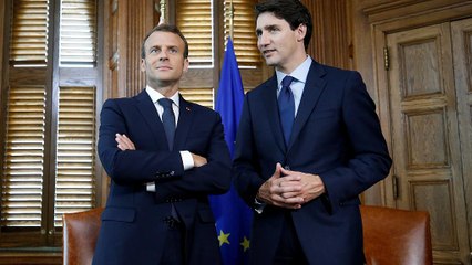 G7: Macron und Trudeau erwarten Streit mit Trump