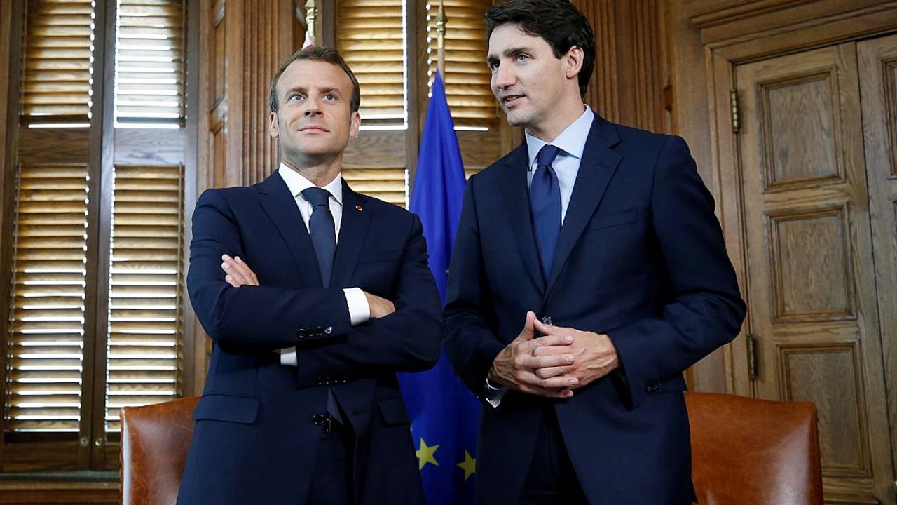 G7: Macron und Trudeau erwarten Streit mit Trump