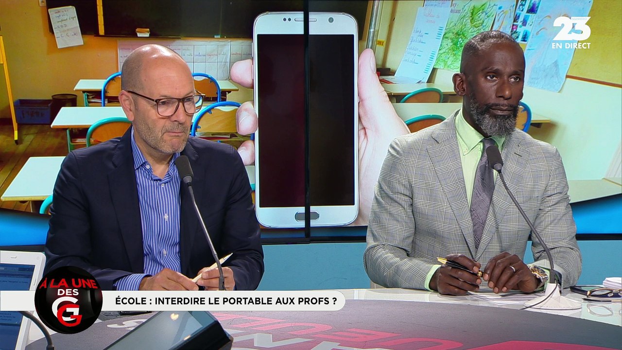 A la Une des GG: Faut-il interdire le portable aux profs ? - 07/06