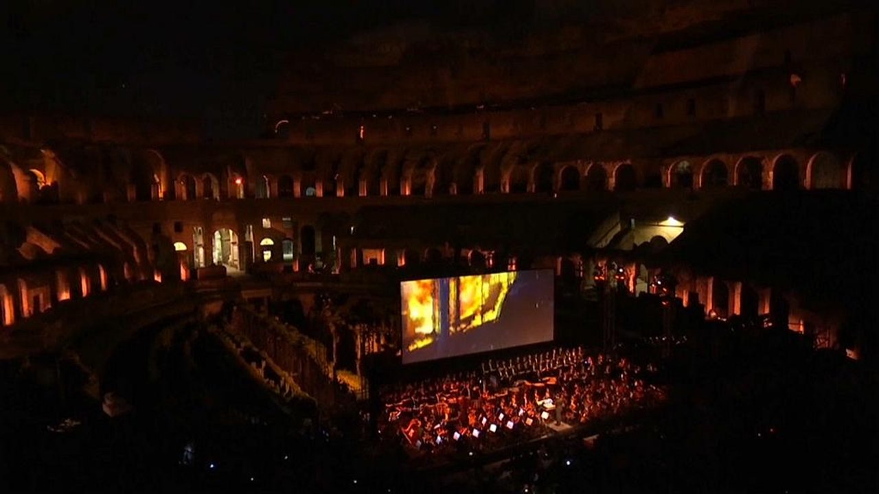 Gladiator gegen Polio - Live Open Air im Collosseum in Rom