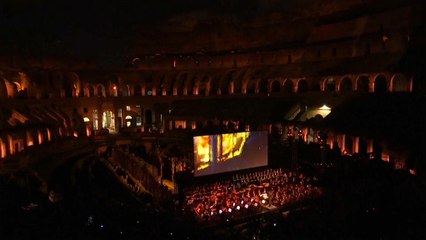 Gladiator gegen Polio - Live Open Air im Collosseum in Rom